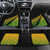 Australia New Zealand Rugby Car Mats Gradient Aboriginal Wallabies and Maori Black Fern - Polynesian Pride