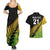 Custom Australia Wallabies and Aotearoa Rugby Couples Matching Summer Maxi Dress and Hawaiian Shirt Kangaroo Black Fern Maori Gradient Vibe LT9 - Polynesian Pride