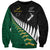 South Africa and Aotearoa Rugby Sweatshirt Springboks Black Fern Maori Vibe LT9 Unisex Black - Polynesian Pride