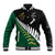 Custom South Africa and Aotearoa Rugby Baseball Jacket Springboks Black Fern Maori Vibe LT9 Unisex Black - Polynesian Pride