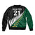 Custom South Africa and Aotearoa Rugby Bomber Jacket Springboks Black Fern Maori Vibe LT9 - Polynesian Pride