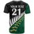 Custom South Africa and Aotearoa Rugby T Shirt Springboks Black Fern Maori Vibe LT9 - Polynesian Pride