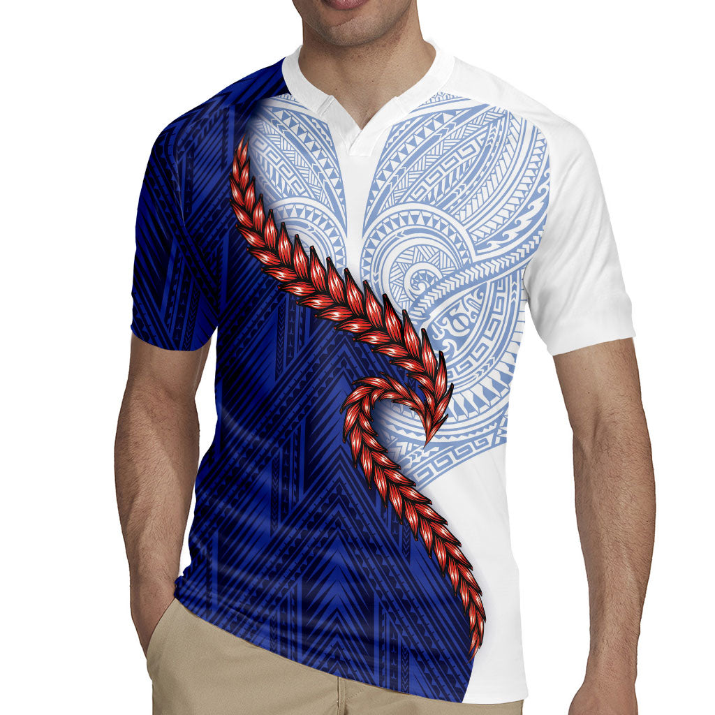 Ula Fala Red Samoa Chief Rugby Jersey Samoan Art Black Tribal