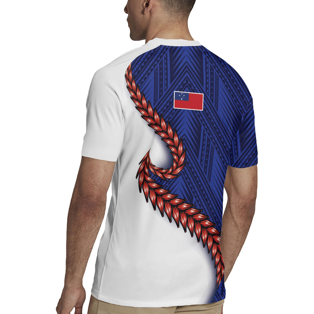 Ula Fala Red Samoa Chief Rugby Jersey Samoan Art Black Tribal