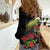 Meri Kirihimete Kakapo Women Casual Shirt Black Silver Fern Christmas Vibe