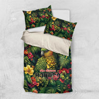 Meri Kirihimete Kakapo Bedding Set New Zealand Christmas with Tropical Vibe