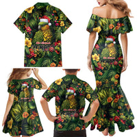 Meri Kirihimete Kakapo Family Matching Mermaid Dress and Hawaiian Shirt New Zealand Christmas with Tropical Vibe LT9 - Polynesian Pride
