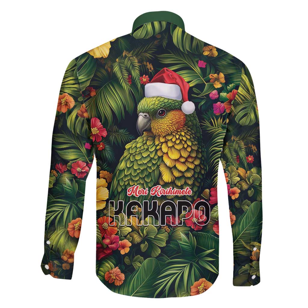 Meri Kirihimete Kakapo Family Matching Tank Maxi Dress and Hawaiian Shirt New Zealand Christmas with Tropical Vibe LT9 - Polynesian Pride