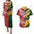 Australia-Tonga Rugby Pacific Custom Couples Matching Puletasi and Hawaiian Shirt The Kangaroos and Mate Ma'a Tonga