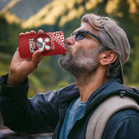 Tonga Rugby XIII Custom 4 in 1 Can Cooler Tumbler Mate Ma'a Tonga with Ngatu Pattern