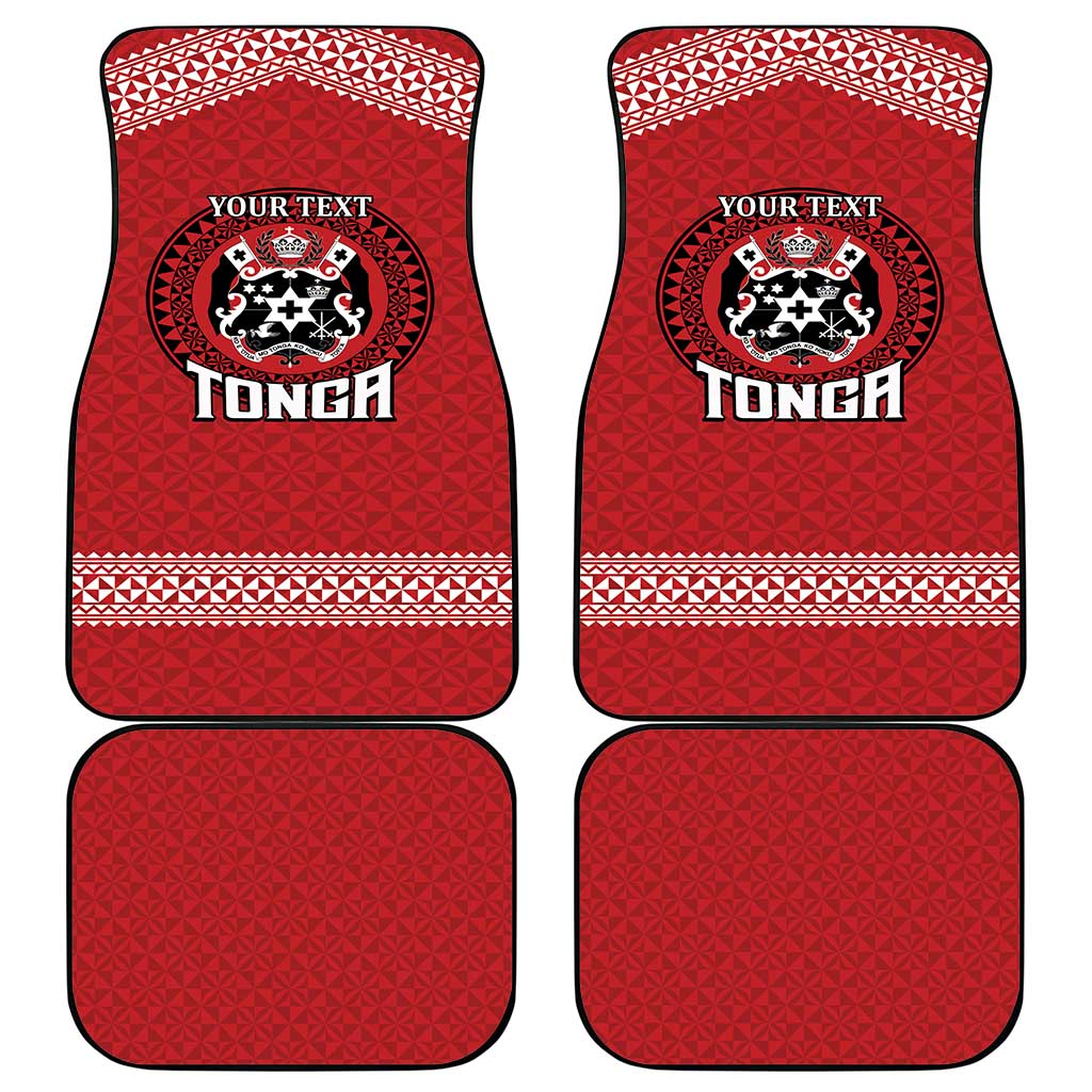 Tonga Rugby XIII Custom Car Mats Mate Ma'a Tonga with Ngatu Pattern