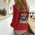 Tonga Rugby XIII Custom Women Casual Shirt Mate Ma'a Tonga with Ngatu Pattern