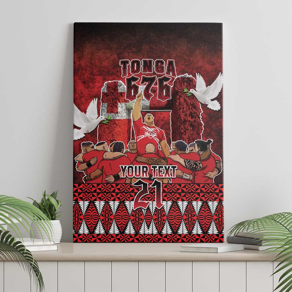 Custom Tonga 676 Haʻamonga ʻa Maui Canvas Wall Art Tongan Sipi Tau Unique Dance