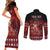 Custom Tonga 676 Haʻamonga ʻa Maui Couples Matching Short Sleeve Bodycon Dress and Long Sleeve Button Shirt Tongan Sipi Tau Unique Dance