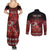 Custom Tonga 676 Haʻamonga ʻa Maui Couples Matching Summer Maxi Dress and Long Sleeve Button Shirt Tongan Sipi Tau Unique Dance