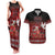 Custom Tonga 676 Haʻamonga ʻa Maui Couples Matching Tank Maxi Dress and Hawaiian Shirt Tongan Sipi Tau Unique Dance
