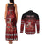 Custom Tonga 676 Haʻamonga ʻa Maui Couples Matching Tank Maxi Dress and Long Sleeve Button Shirt Tongan Sipi Tau Unique Dance
