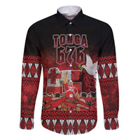 Custom Tonga 676 Haʻamonga ʻa Maui Family Matching Off The Shoulder Long Sleeve Dress and Hawaiian Shirt Tongan Sipi Tau Unique Dance