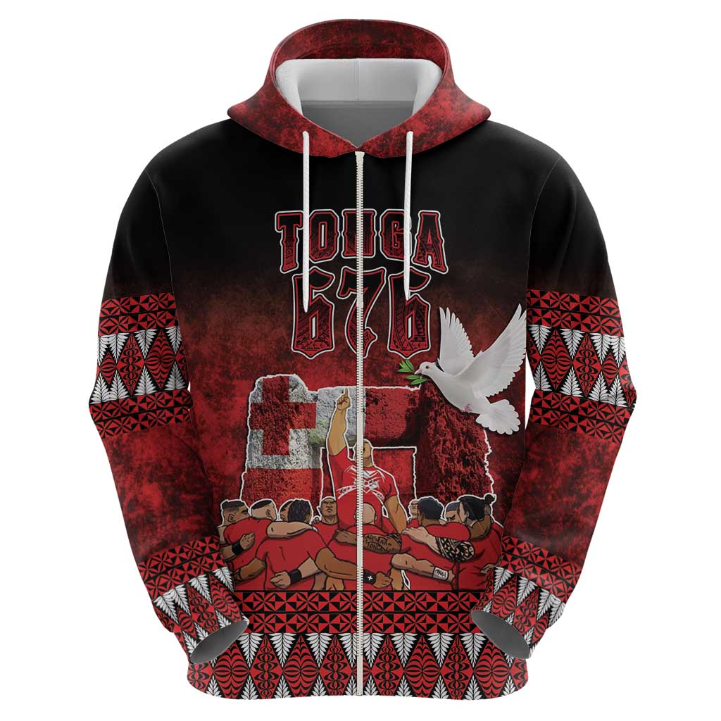 Custom Tonga 676 Haʻamonga ʻa Maui Hoodie Tongan Sipi Tau Unique Dance