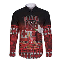 Custom Tonga 676 Haʻamonga ʻa Maui Long Sleeve Button Shirt Tongan Sipi Tau Unique Dance