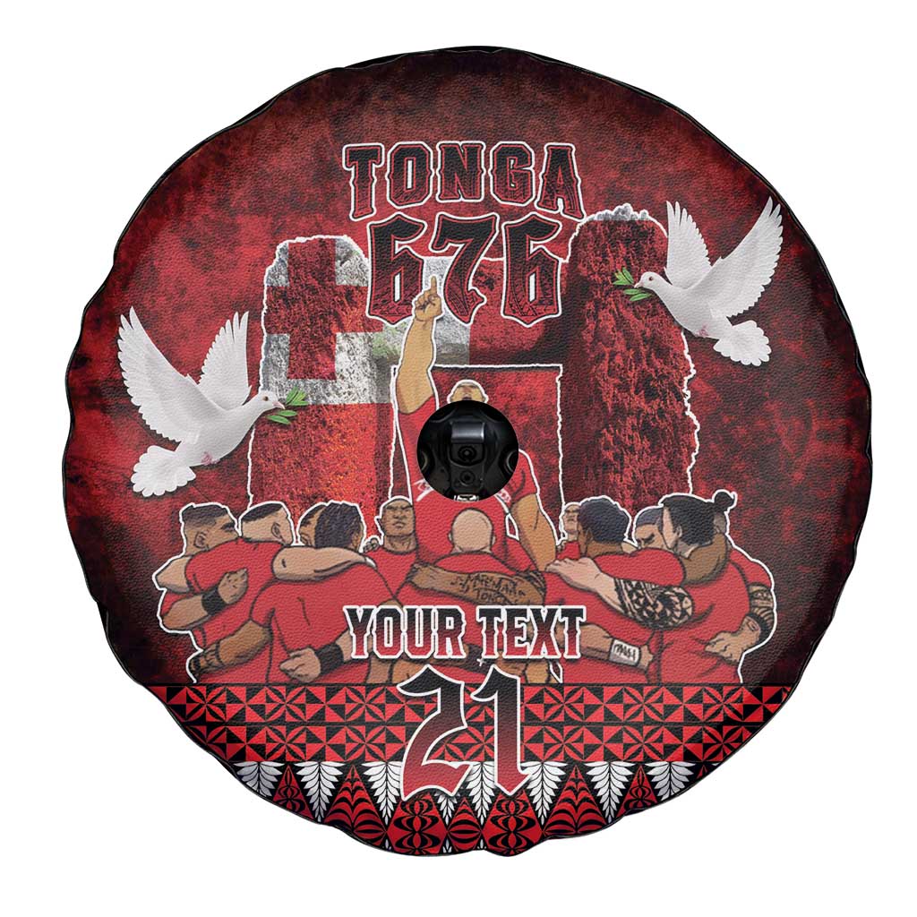 Custom Tonga 676 Haʻamonga ʻa Maui Spare Tire Cover Tongan Sipi Tau Unique Dance