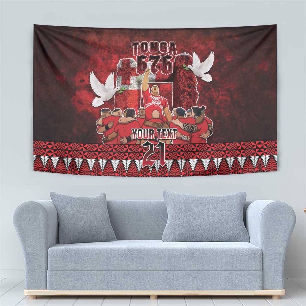 Custom Tonga 676 Haʻamonga ʻa Maui Tapestry Tongan Sipi Tau Unique Dance