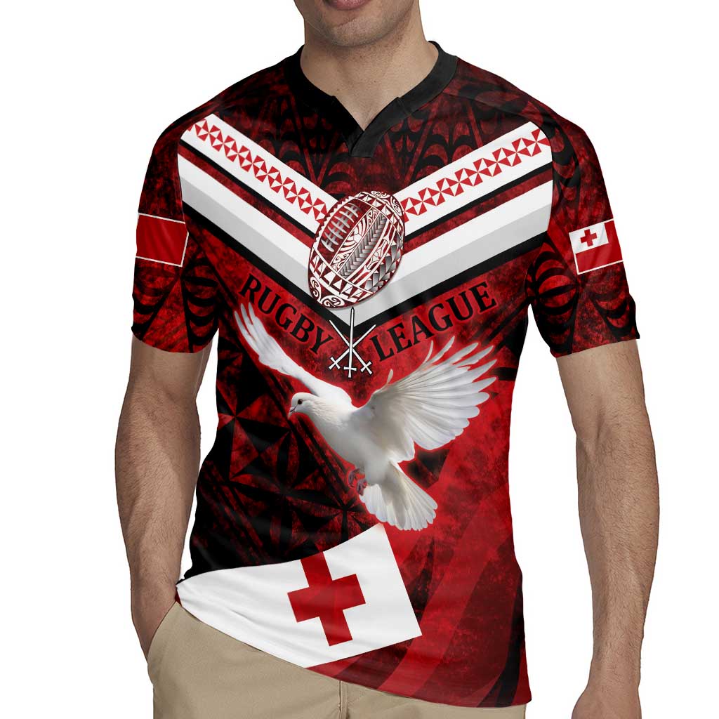 Custom Tonga XIII Rugby Tribal Tattoo Rugby Jersey Mate Ma'a Tonga Kupesi Ngatu Grunge Style