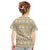 Pasifika Sataoa Pattern Simple Motif Kid T Shirt Beige Tan LT9 - Polynesian Pride