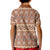 Pasifika Sataoa Pattern Simple Motif Kid Polo Shirt Brown Beige Tan LT9 - Polynesian Pride