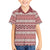 Pasifika Sataoa Pattern Simple Motif Kid Hawaiian Shirt Cherry LT9 Kid Cherry - Polynesian Pride
