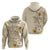 Pasifika Sataoa Pattern Plumeria Vintage Hoodie Beige Tan LT9 - Polynesian Pride