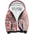 Pasifika Sataoa Pattern Plumeria Vintage Sherpa Hoodie Cherry LT9 Unisex Cherry - Polynesian Pride