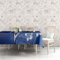Personalized Hawaiian Maori Hammerhead Shark Tablecloth Polu Plumeria LT9 - Polynesian Pride