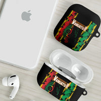 Vanuatu 46th Year Anniversary AirPods Case Tamtam Slit Drums Long God Yumi Stanap LT9 - Polynesian Pride