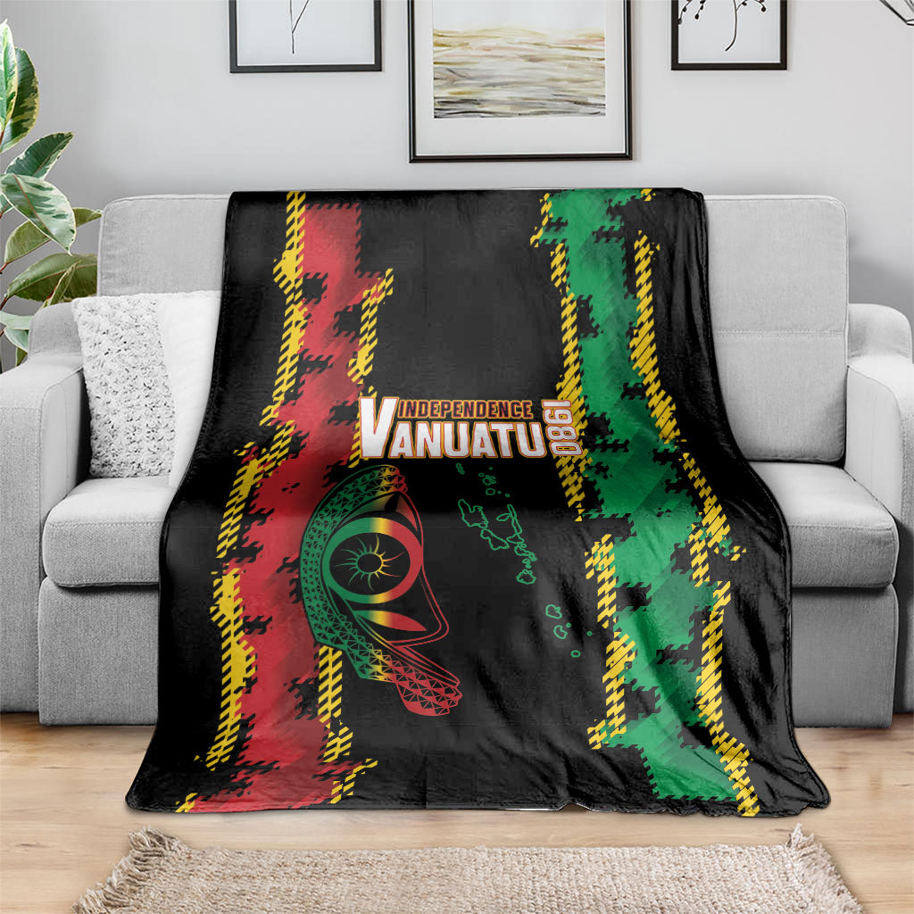 Vanuatu 46th Year Anniversary Blanket Tamtam Slit Drums Long God Yumi Stanap LT9 - Polynesian Pride