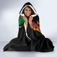 Vanuatu 46th Year Anniversary Hooded Blanket Tamtam Slit Drums Long God Yumi Stanap LT9 - Polynesian Pride