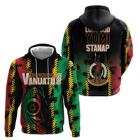 Vanuatu 46th Year Anniversary Hoodie Tamtam Slit Drums Long God Yumi Stanap LT9 - Polynesian Pride