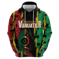 Vanuatu 46th Year Anniversary Hoodie Tamtam Slit Drums Long God Yumi Stanap LT9 - Polynesian Pride