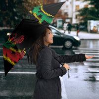 Vanuatu 46th Year Anniversary Umbrella Tamtam Slit Drums Long God Yumi Stanap LT9 - Polynesian Pride