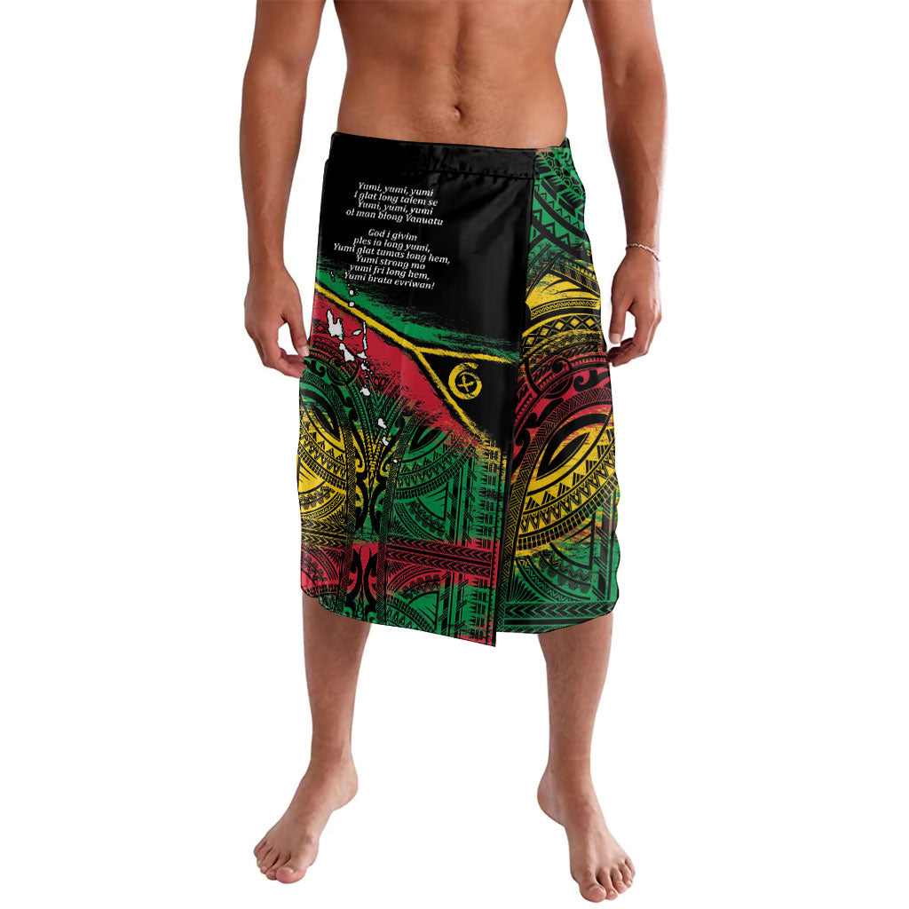 Vanuatu 46th Year Anniversary Lavalava Vintage Grunge Vanuatu Flag Heritage