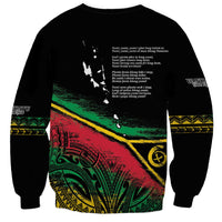 Vanuatu 46th Year Anniversary Sweatshirt Vintage Grunge Vanuatu Flag Heritage LT9 - Polynesian Pride