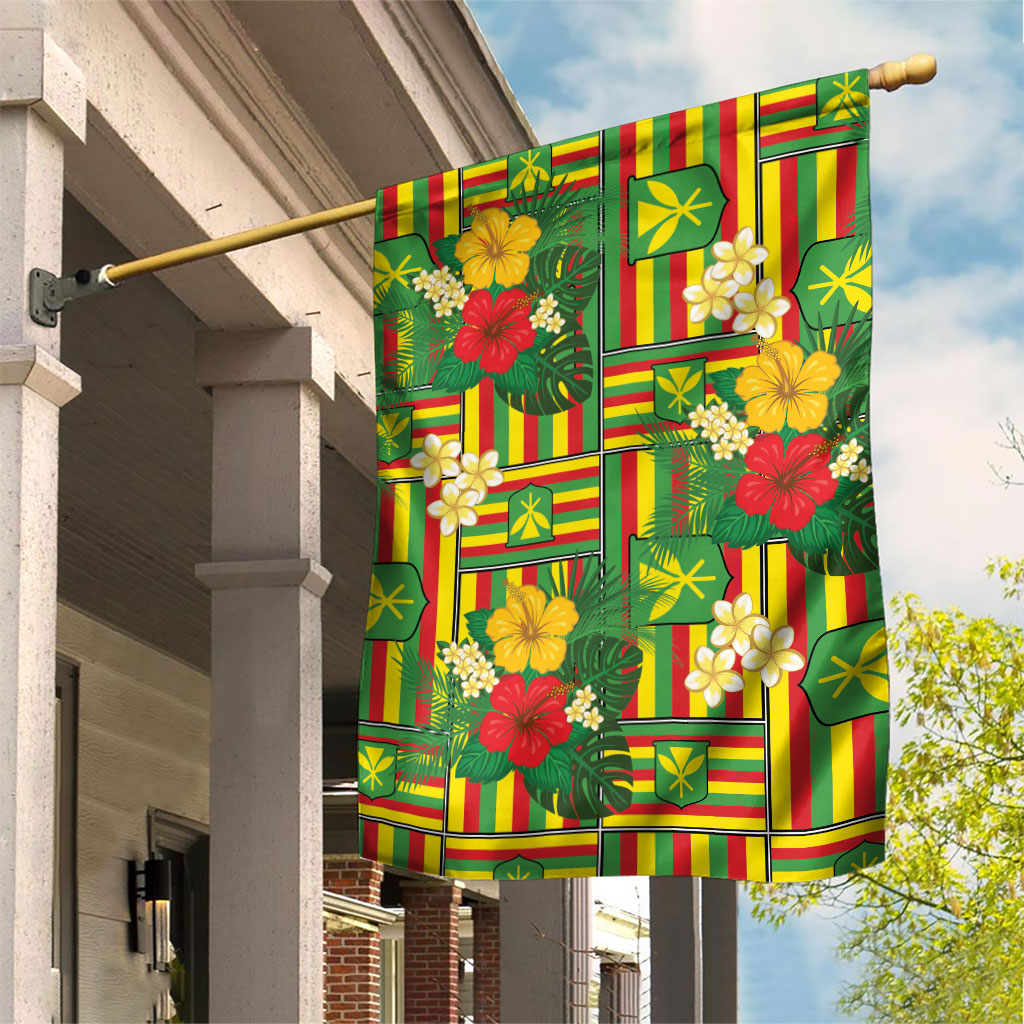 Hawaii Kanaka Maoli Hibiscus Garden Flag Hawaiian Flag Motif