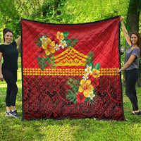 Hawaii Ku Kia'i Mauna Quilt Hibiscus Kakau Pattern