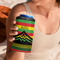Hawaii Ku Kia'i Mauna Personalized 4 in 1 Can Cooler Tumbler Hawaiian Kanaka Maoli Motif
