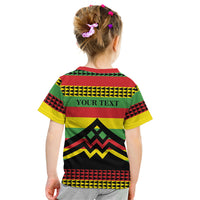 Hawaii Ku Kia'i Mauna Personalized Kid T Shirt Hawaiian Kanaka Maoli Motif