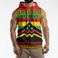 Hawaii Ku Kia'i Mauna Personalized Sleeveless Hoodie Hawaiian Kanaka Maoli Motif