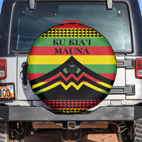 Hawaii Ku Kia'i Mauna Spare Tire Cover Hawaiian Kanaka Maoli Motif