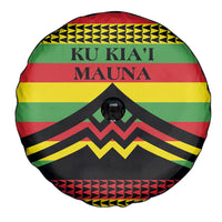 Hawaii Ku Kia'i Mauna Spare Tire Cover Hawaiian Kanaka Maoli Motif