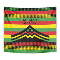 Hawaii Ku Kia'i Mauna Tapestry Hawaiian Kanaka Maoli Motif