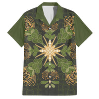Hawaii Ohia Lehua Squares Hawaiian Shirt Hawaiian Quilt Inspired Floral Pattern